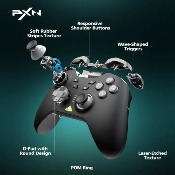 Joystick Pxn P5 Pc Switch Ios Android JOYSTICK PXN P5 PC/SWITCH/IOS/ANDROID RO