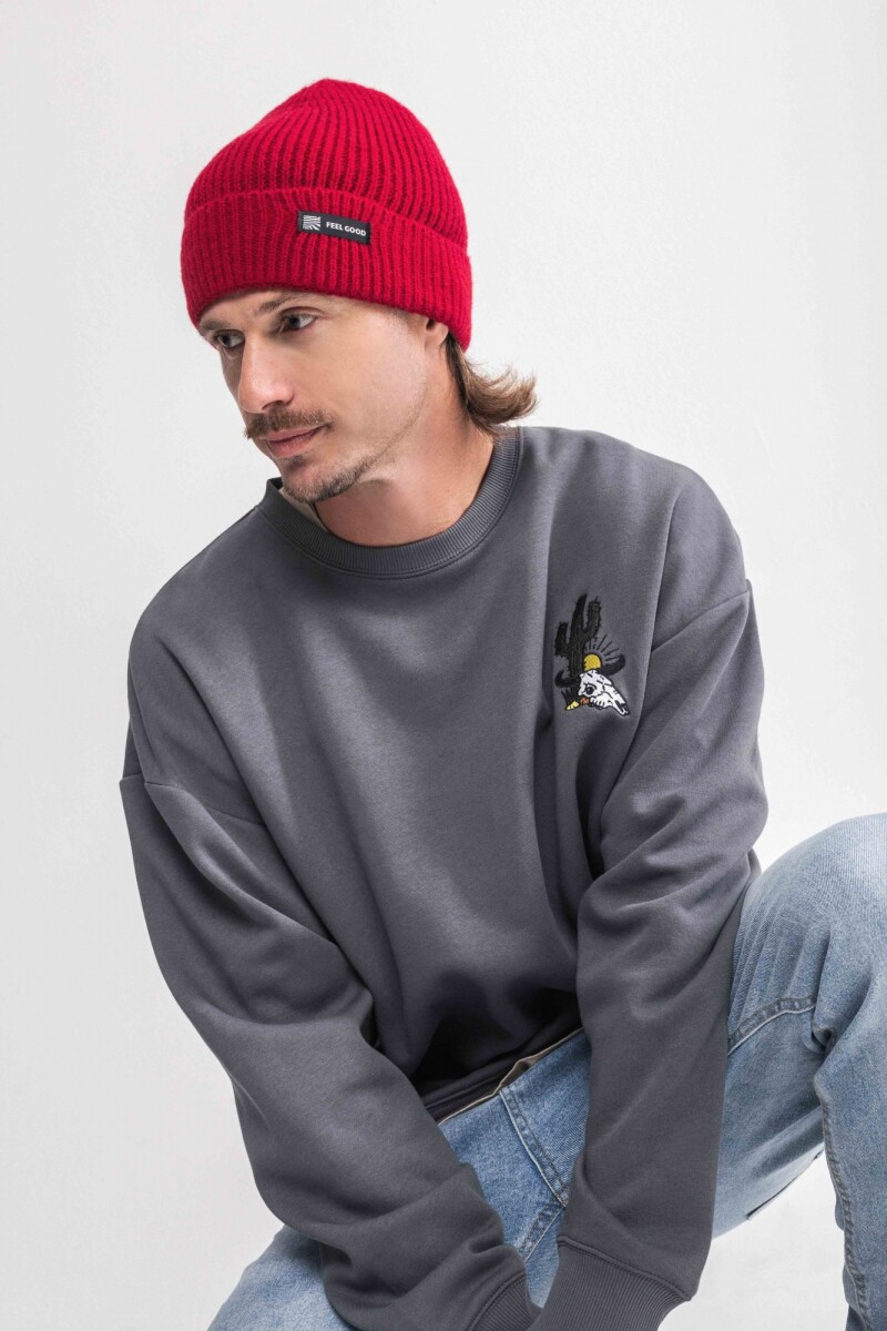 Buzo oversize Coruña Gris oscuro