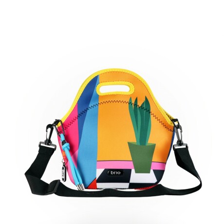 Set de mochila infantil de neopreno, lunchera de neopreno con correa ajustable y botella de acero inoxidable 500ml brio set-armonía