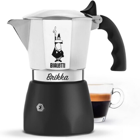 Cafetera Bialetti Brikka 4 Pocillos Aluminio ALUMINIO