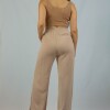 Pantalon Dama Lino Beige