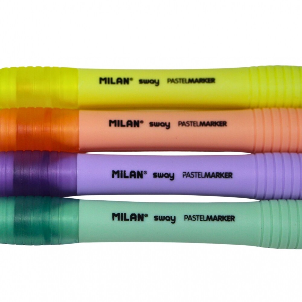 MARCADORES MILAN FLUO PASTEL X 4 UNIDADES MARCADORES MILAN FLUO PASTEL X 4 UNIDADES