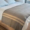 Manta pie de cama 85x230cm gris Manta pie de cama 85x230cm gris