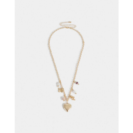 Collar Corto Multidijes Dorado