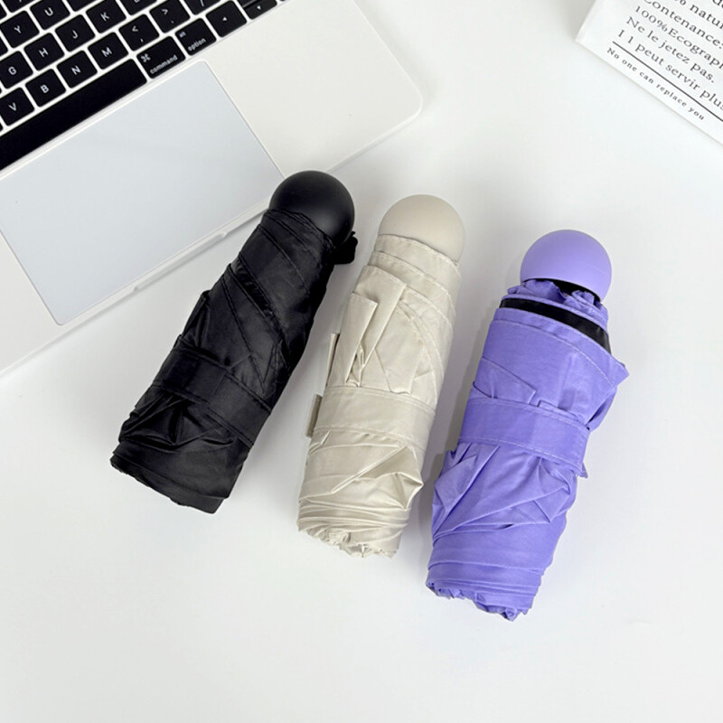 Paraguas Pequeño Portátil - Cinco Pliegues Paraguas Pequeño Portátil - Cinco Pliegues