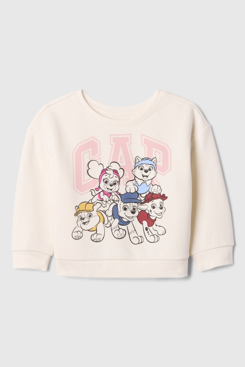 Buzo Deportivo Paw Patrol Toddler Niña Ivory Frost