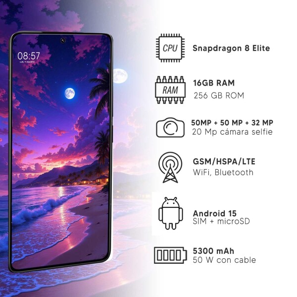 Xiaomi Poco F7 Ultra 16 Gb Ram 256 Gb 5g NEGRO