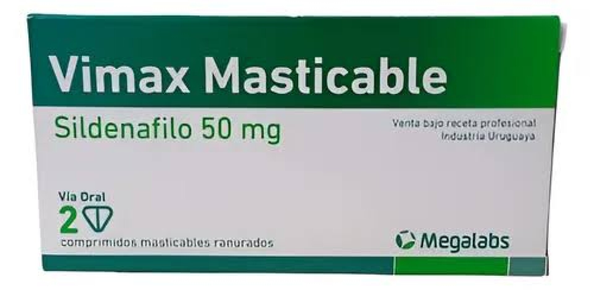 Vimax Masticable 50mg X 2 
