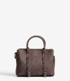 Cartera City Chocolate Arandelas Marron Chocolate