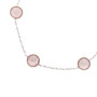 Pulsera Karvik Cuarzo Rosado Plata 925 0