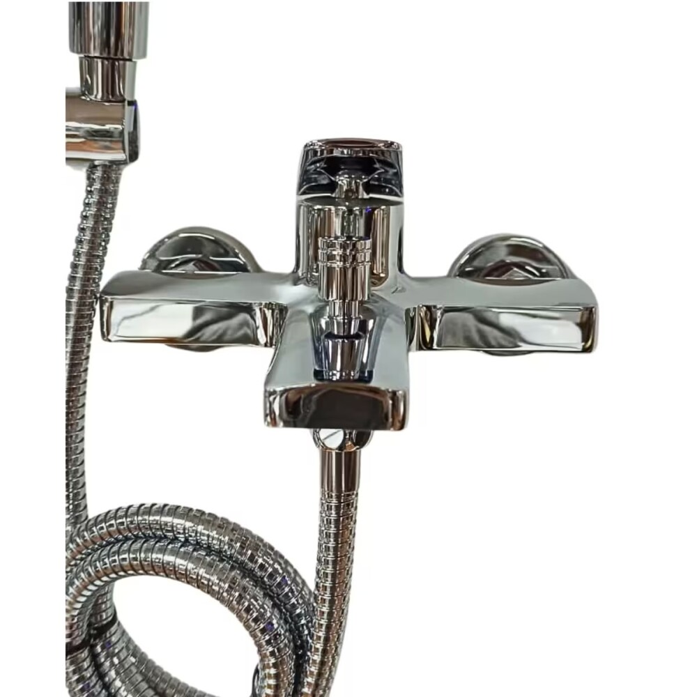 Grifería de ducha Monocomando de pared Chronos Cromado Brillante Grifería De Ducha Monocomando De Pared Chronos Cromado Brillante