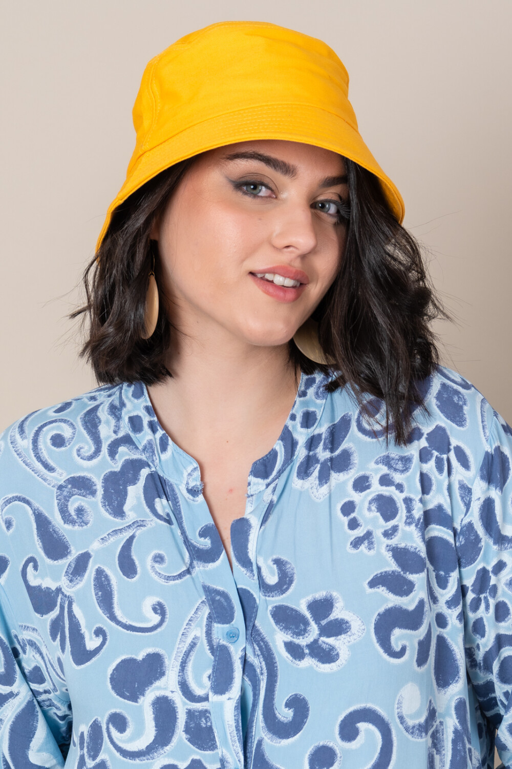 GORRO PILUSO Mostaza