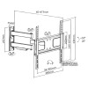 Soporte de TV Brateck LPA36-443 de 32″ a 55″ Soporte de TV Brateck LPA36-443 de 32″ a 55″