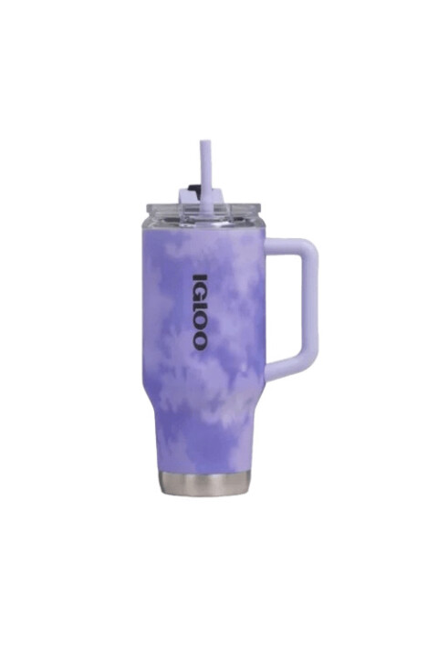 IGLOO TERMO 950ML C/PAJITA LILA