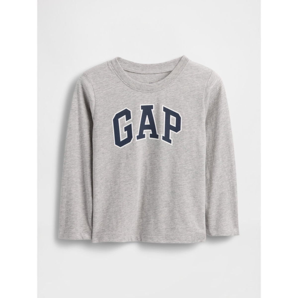 V-FRCH LS LOGO TEE - LIGHT HEATHER GREY B08 