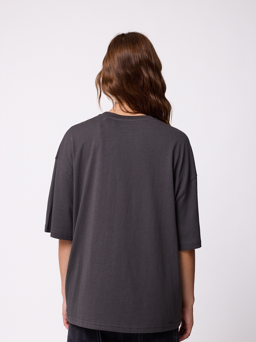 T-SHIRT SEPTI DIXIE Gris Oscuro