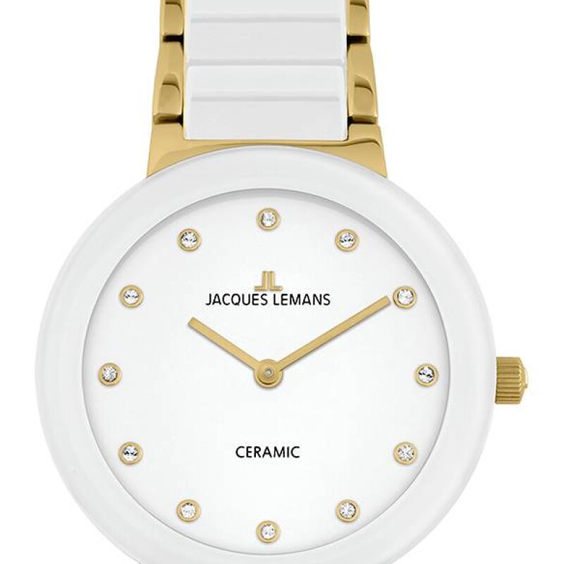 Reloj Jacques Lemans 42-7L Monaco de acero y cerámica en oro Reloj Jacques Lemans 42-7l Monaco De Acero Y Cerámica En Oro
