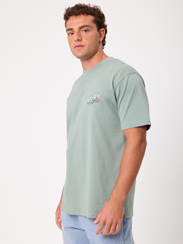 T-SHIRT TAURUS RUSTY Verde Seco