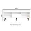 Rack para TV Lumax hasta 75" Lille 180 cm 1 Puerta Blanco 5 estantes Rack para TV Lumax hasta 75" Lille 180 cm 1 Puerta Blanco 5 estantes
