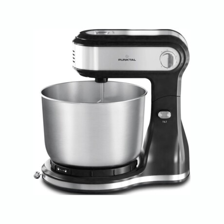Batidora Con Bowl Giratorio PUNKTAL PK-7050 IX 6 Velocidades - B / N Batidora Con Bowl Giratorio PUNKTAL PK-7050 IX 6 Velocidades - B / N