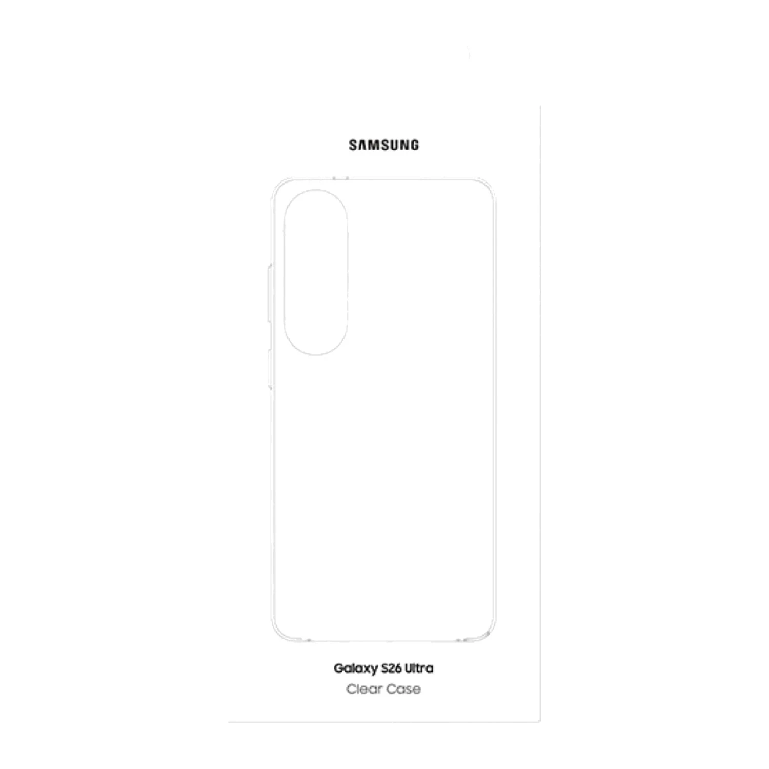 Funda Samsung Clear Magnet Case Transparente para Galaxy S26 Ultra