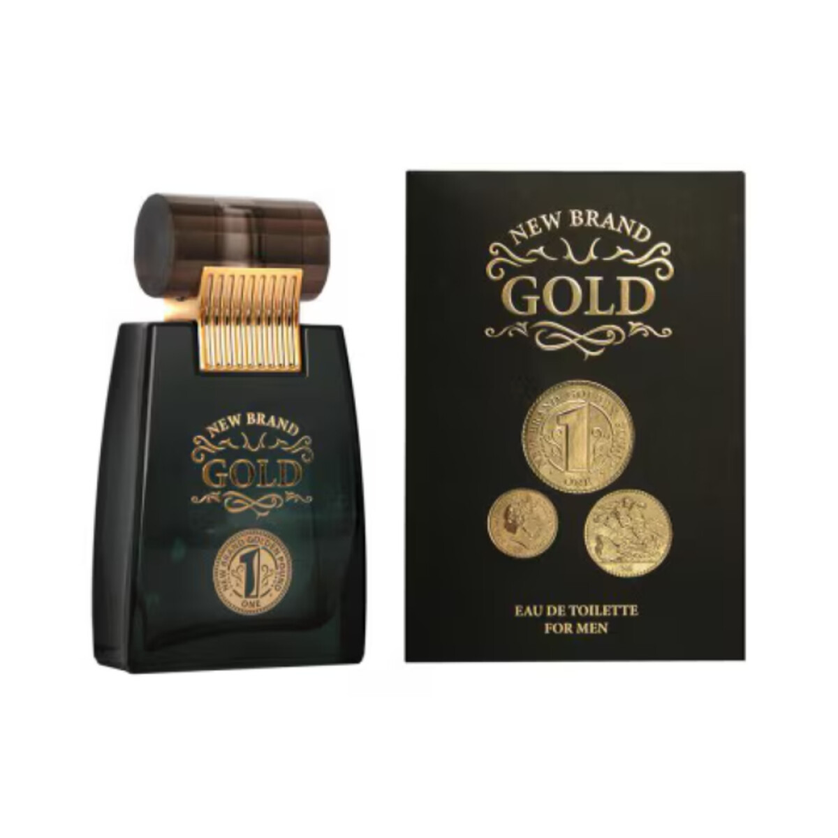 Perfume New Brand Prestige Gold Men Edt 100ml 