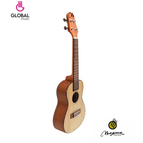 Ukelele Soprano Magma Abeto C/cenefa Boca Grabada Mks45 Ukelele Soprano Magma Abeto C/cenefa Boca Grabada Mks45