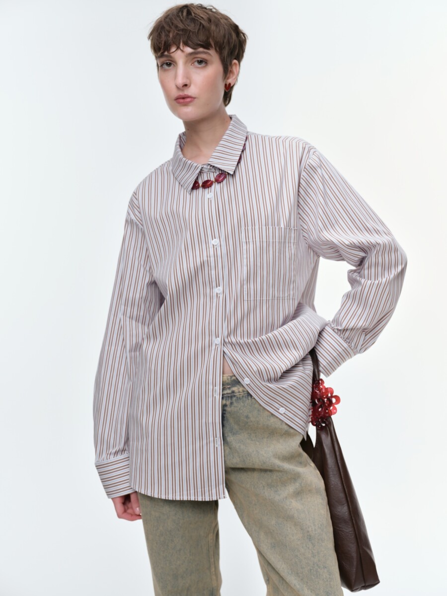 Camisa Roma - Marron 