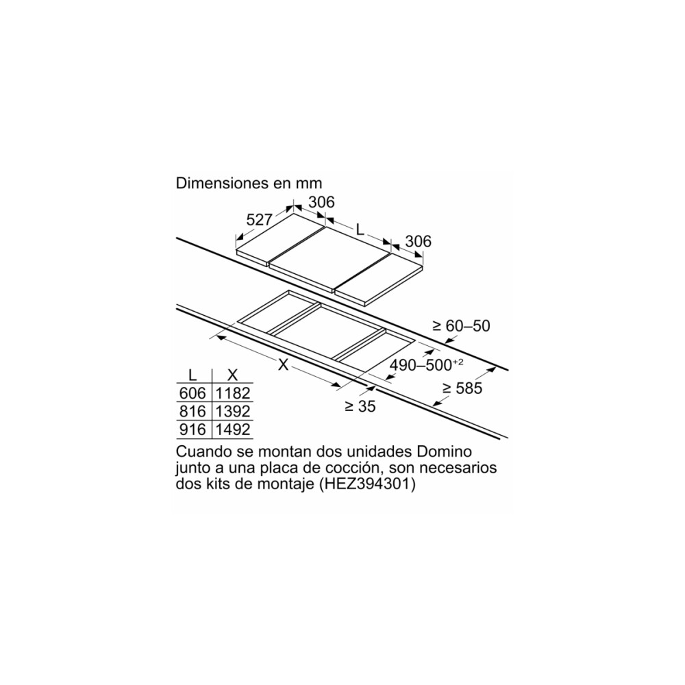 Anafe vitrocerámico Bosch PKF375FP2E 30 cm Anafe vitrocerámico Bosch PKF375FP2E 30 cm