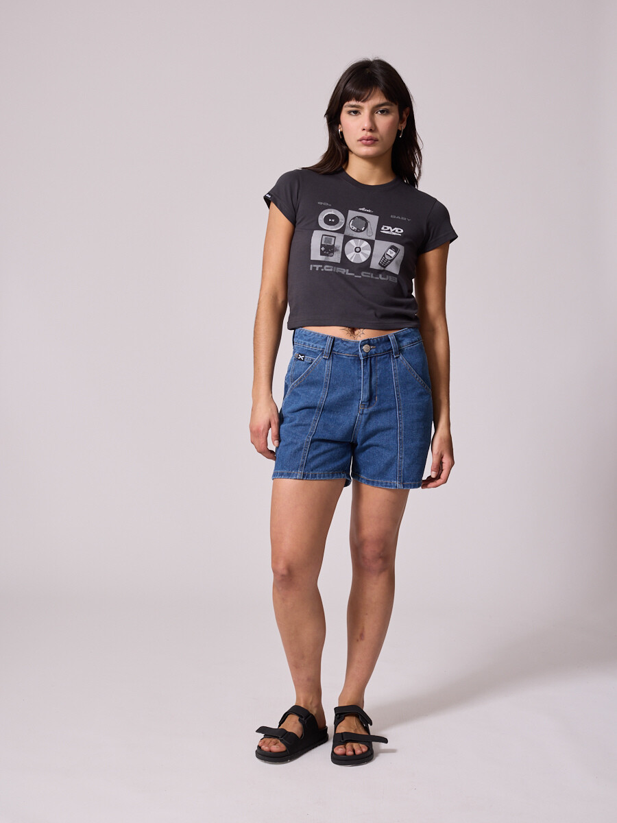 T-SHIRT CATIN DIXIE Gris Oscuro
