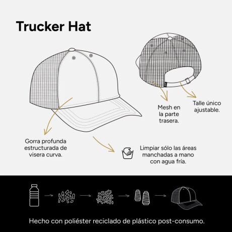 Gorro Martha Camarones Trucker Brick Gorro Martha Camarones Trucker Brick