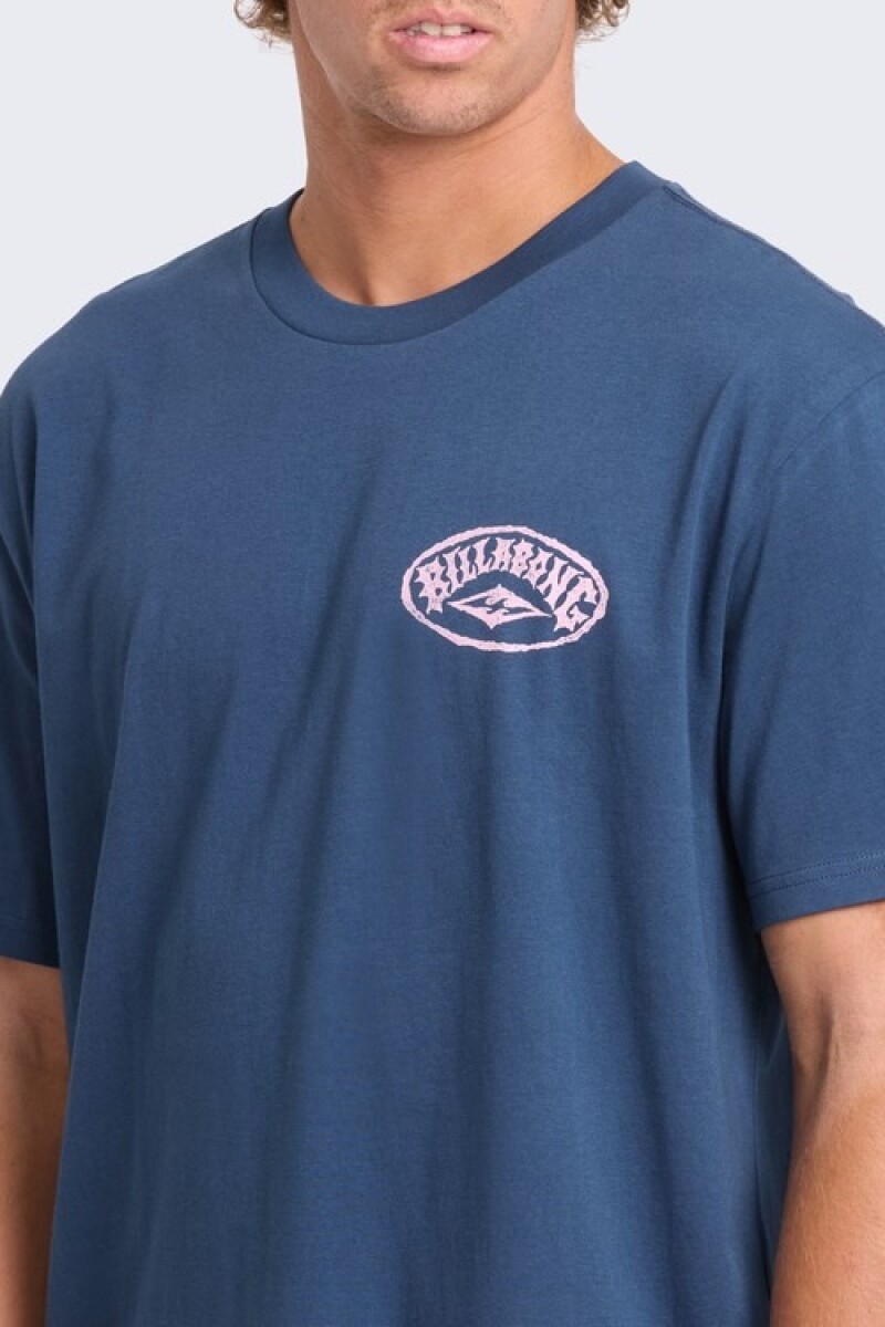 REMERA REVERSE PREMIUM SS A-azul