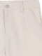 Pantalon Corto De Lino Piedra