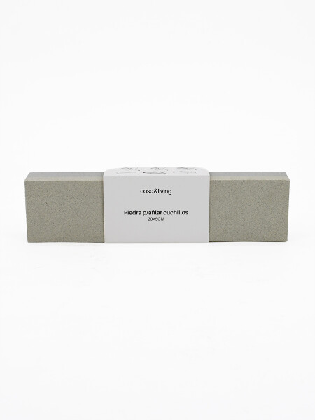 PIEDRA PARA AFILAR CUCHILLOS GRIS
