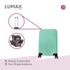 Valija Carry-on de mano Rígidas Con Organizadores Verde menta