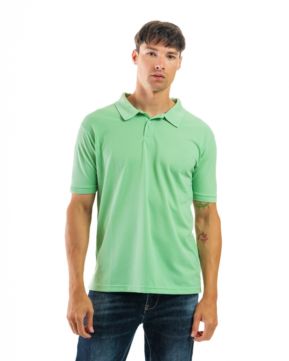 Remera Polo - Musgo 