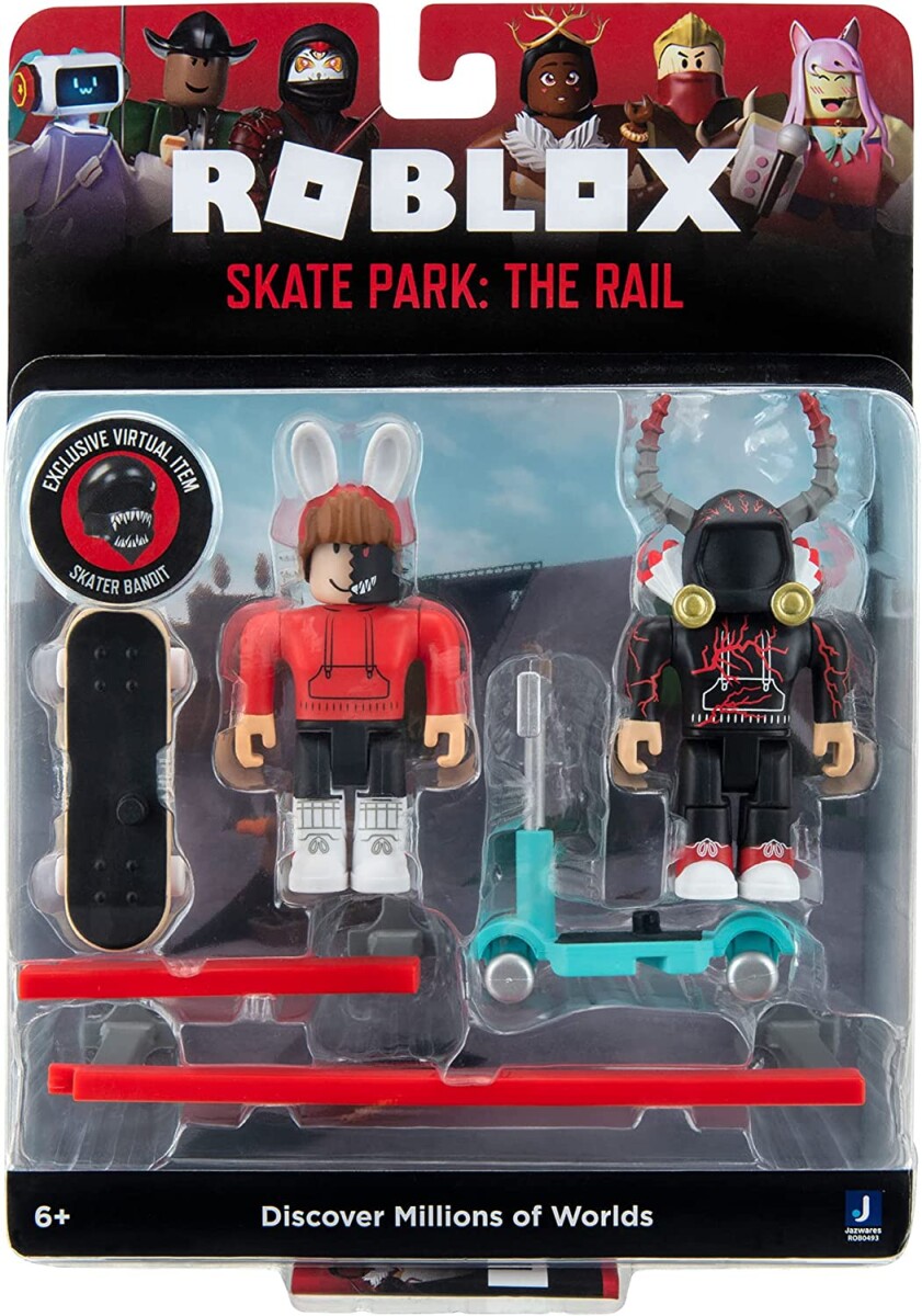 Set De Figuras Roblox Skate Park The Rail 001 — Universo Binario 