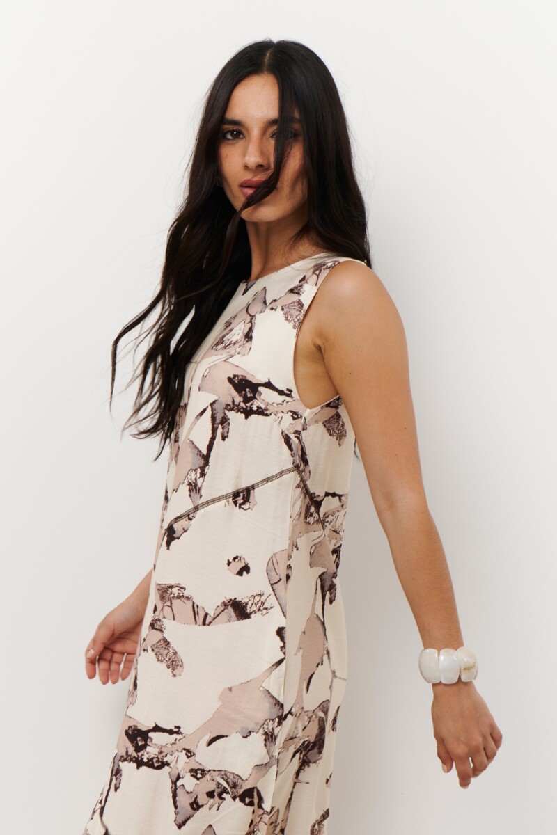VESTIDO PRINT NATURAL