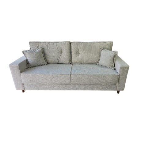 SOFA VENEZA ESTILO RECTO EN LINO 3 LUGARES SOFA VENEZA ESTILO RECTO EN LINO 3 LUGARES