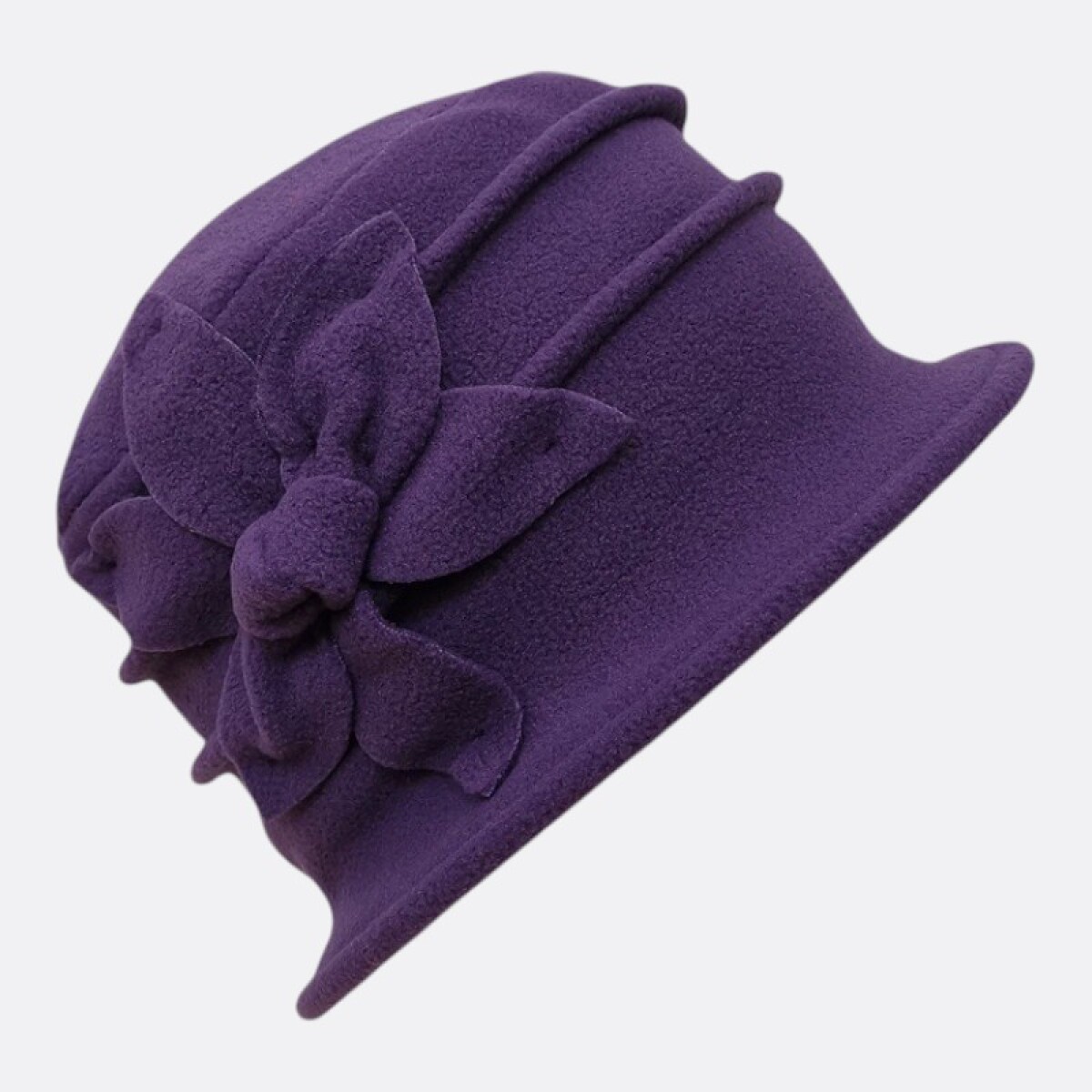 Gorro De Abrigo Cloche Mujer - Violeta 
