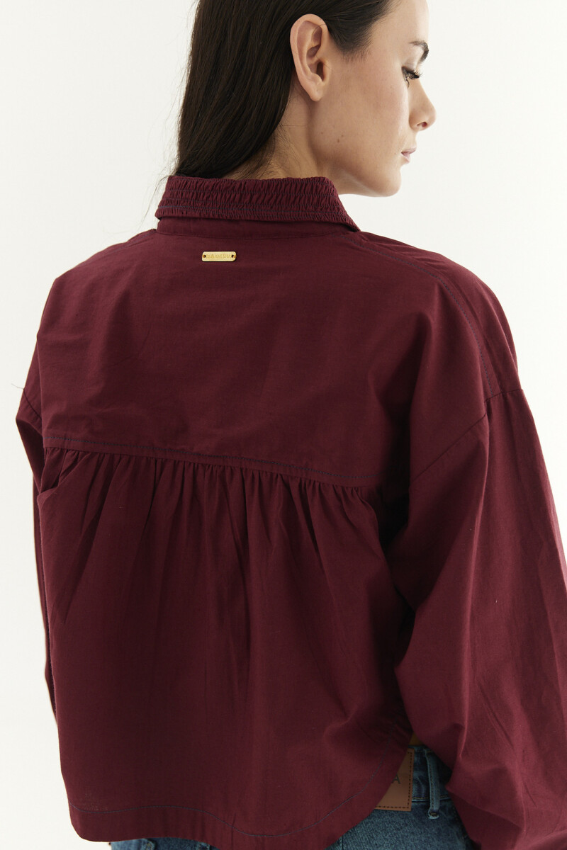 Camisa Smok Violeta