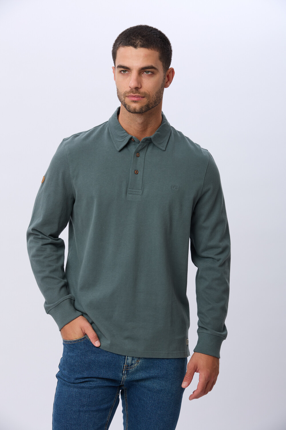 REMERA POLO JERSEY Verde