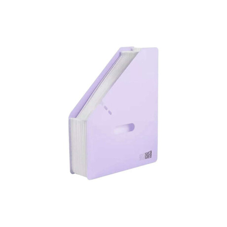 Organizador archivador para papeles colores pastel Lila