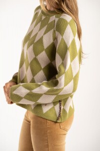 Sweater Rombos Oliva