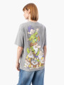 REMERA SNOW WHITE AND THE SEVEN GRIS CLARO