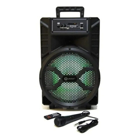 Parlante Activo 12' Telefunken + Mic Inalámbrico + Control Negro Parlante Activo 12' Telefunken + Mic Inalámbrico + Control Negro