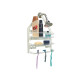 Porta shampoo colgante BLANCO