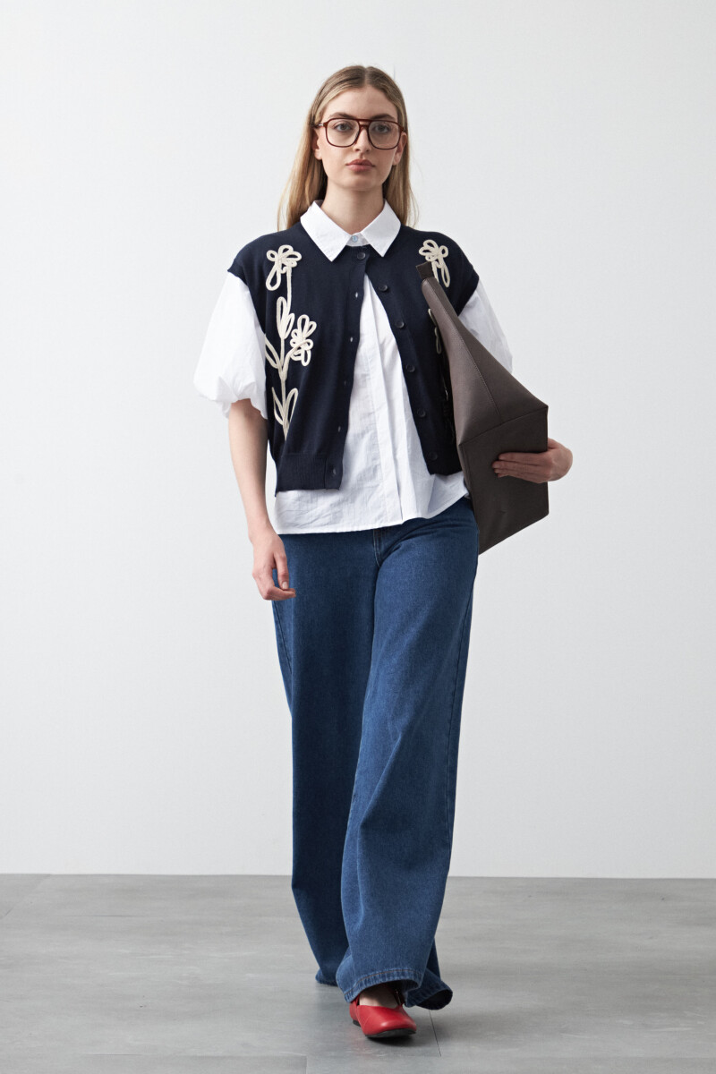 CHALECO NICOLASA Azul Marino