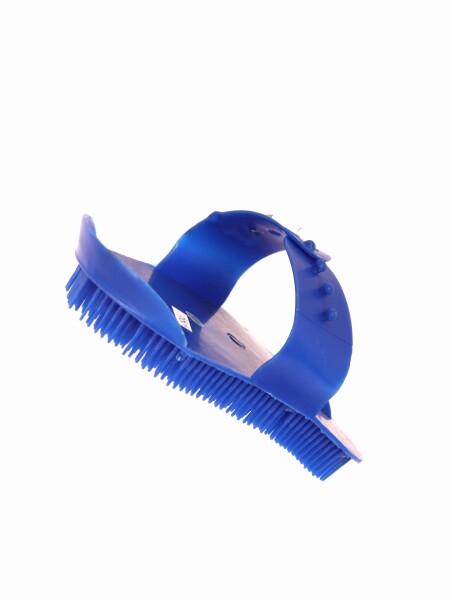 Rasqueta cepillo azul