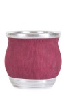 MATE DE CERÁMICA CHICO GAMMA BORDEAUX TEXTURADO